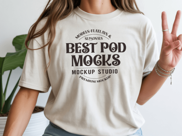 Download Color Blast 1745 Fern T-shirt Mockup - Premium Resources
