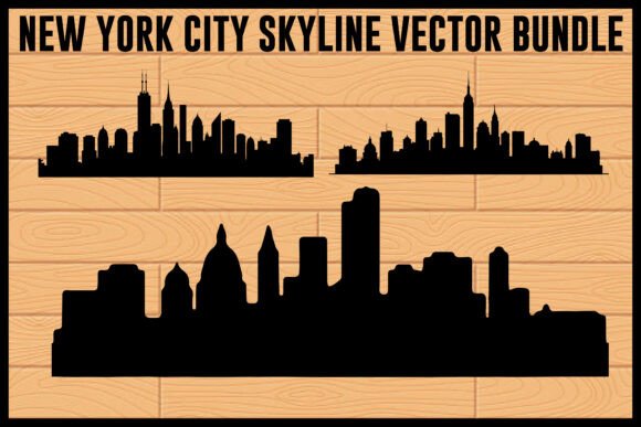 Download New York City Skyline Vector Bundle - Premium Resources