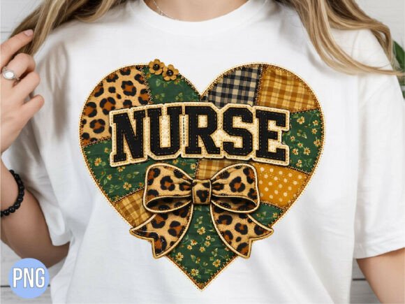 Download Nurse Leopard Plaid Heart Design PNG - Heart design png Collection